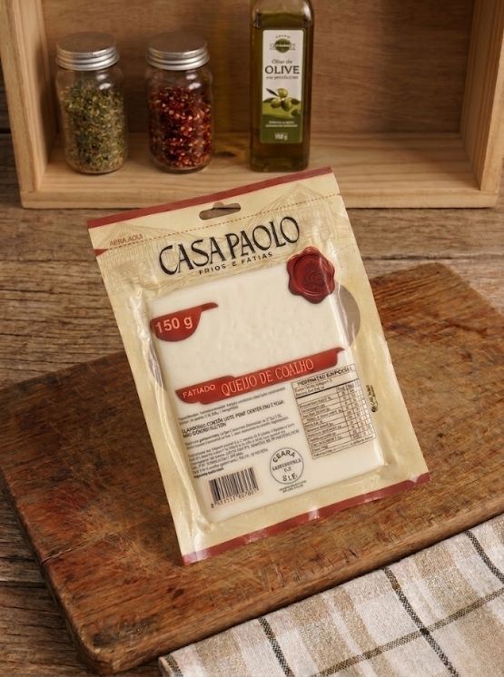 Queijo coalho fatiado Casa Paolo